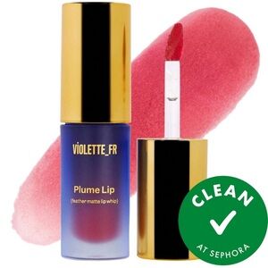 Violette FR Plume Lip Moisturizing Feather Matte Lip Whip in shade Rose Fumé